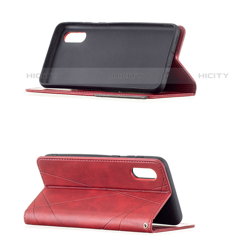 Funda de Cuero Cartera con Soporte Carcasa B07F para Samsung Galaxy M02