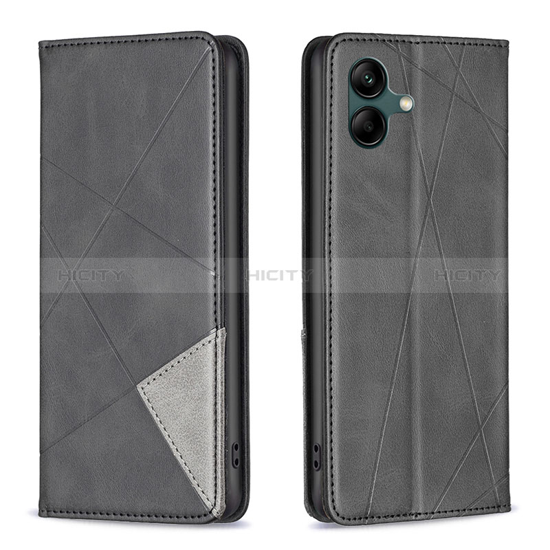 Funda de Cuero Cartera con Soporte Carcasa B07F para Samsung Galaxy M04 Negro