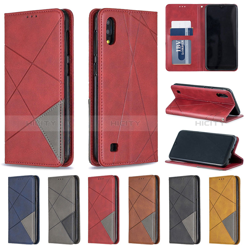 Funda de Cuero Cartera con Soporte Carcasa B07F para Samsung Galaxy M10