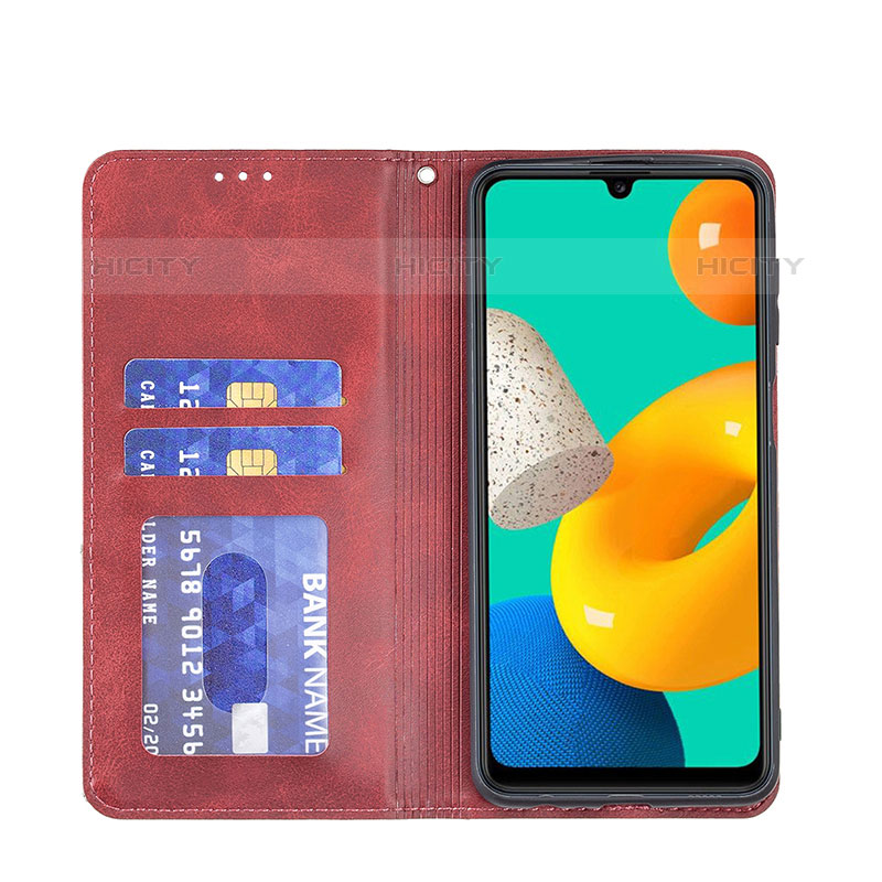 Funda de Cuero Cartera con Soporte Carcasa B07F para Samsung Galaxy M32 4G