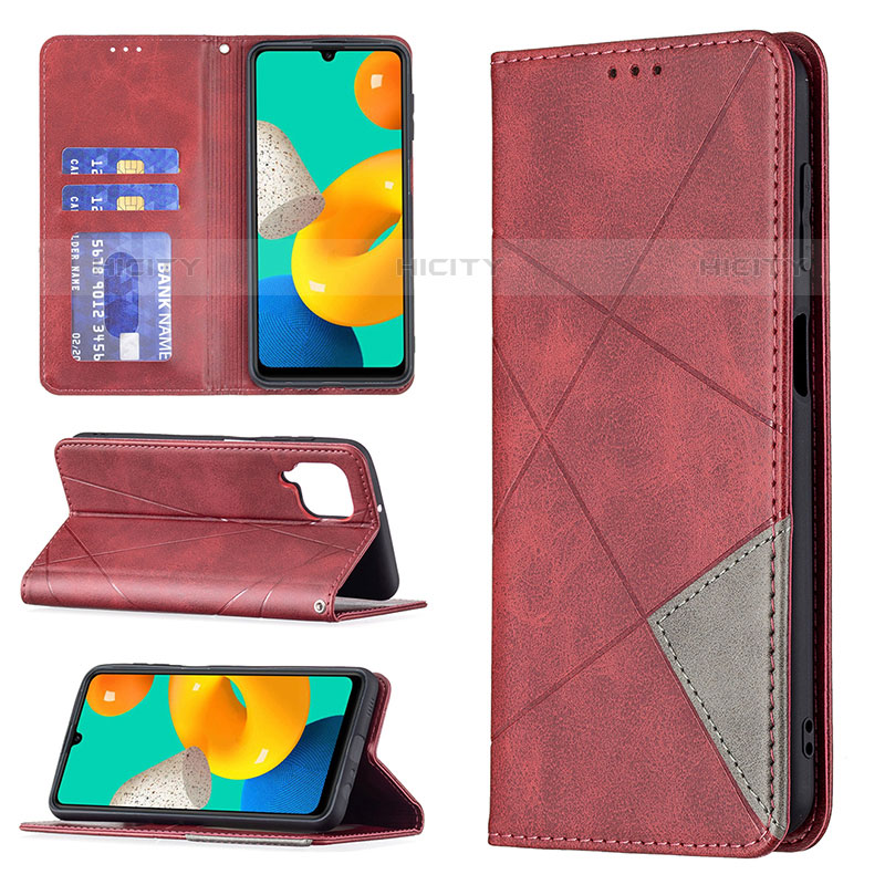 Funda de Cuero Cartera con Soporte Carcasa B07F para Samsung Galaxy M32 4G