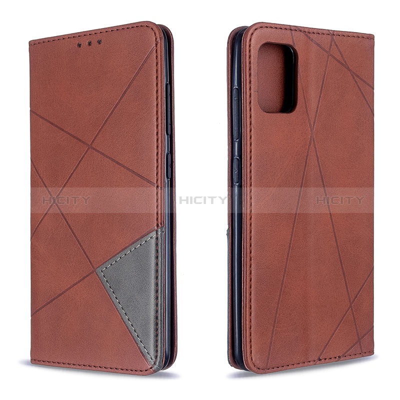 Funda de Cuero Cartera con Soporte Carcasa B07F para Samsung Galaxy M40S Marron