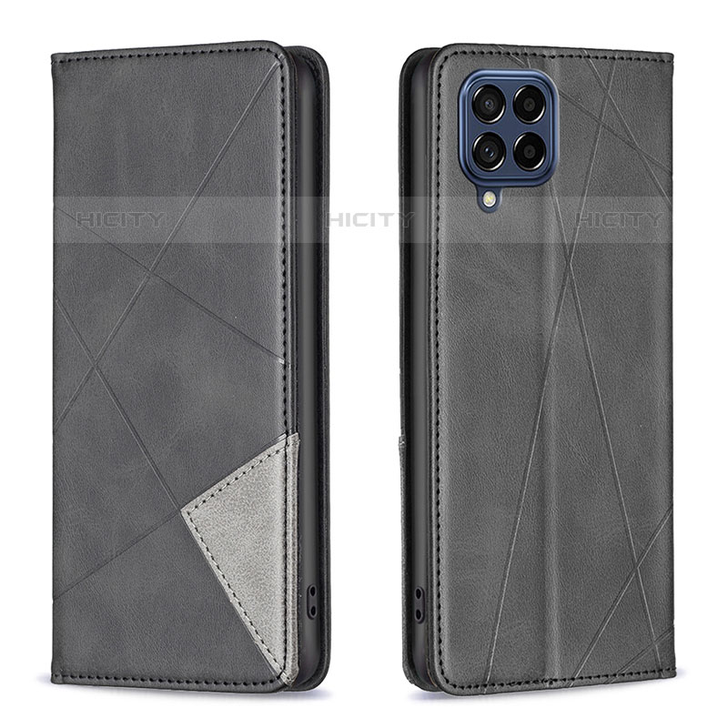 Funda de Cuero Cartera con Soporte Carcasa B07F para Samsung Galaxy M53 5G Negro