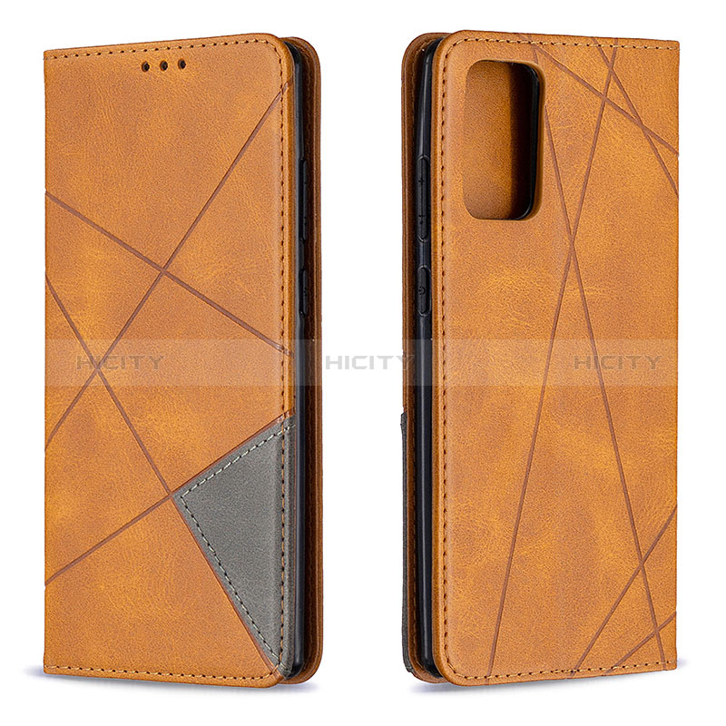 Funda de Cuero Cartera con Soporte Carcasa B07F para Samsung Galaxy Note 20 5G Marron Claro