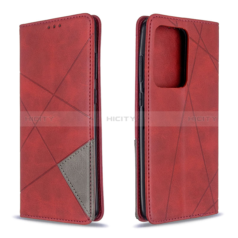 Funda de Cuero Cartera con Soporte Carcasa B07F para Samsung Galaxy S20 Plus Rojo