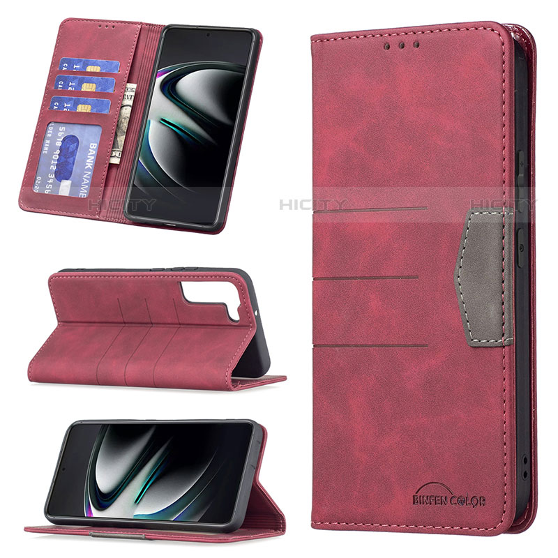 Funda de Cuero Cartera con Soporte Carcasa B07F para Samsung Galaxy S21 FE 5G