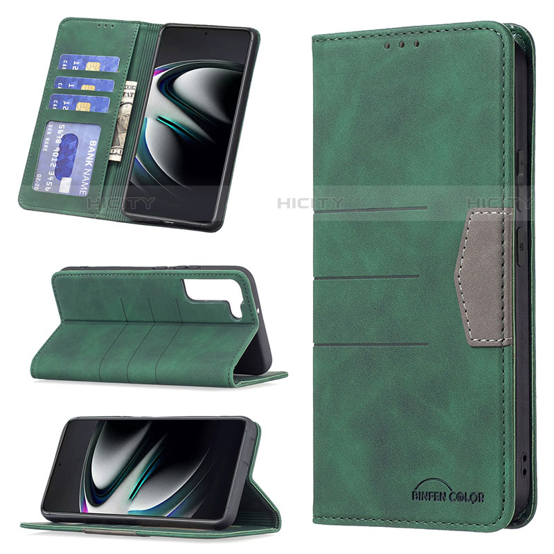 Funda de Cuero Cartera con Soporte Carcasa B07F para Samsung Galaxy S21 FE 5G