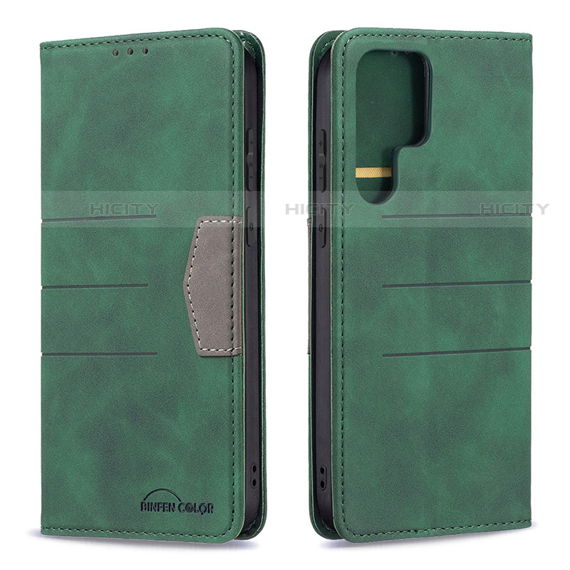 Funda de Cuero Cartera con Soporte Carcasa B07F para Samsung Galaxy S21 Ultra 5G