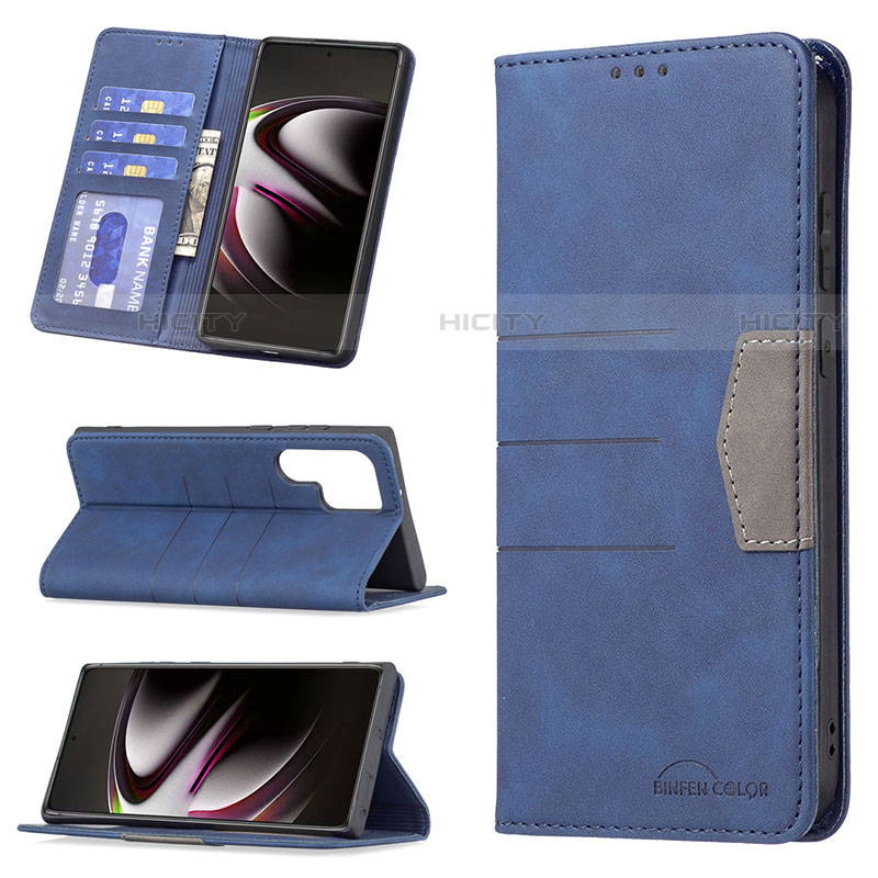 Funda de Cuero Cartera con Soporte Carcasa B07F para Samsung Galaxy S21 Ultra 5G