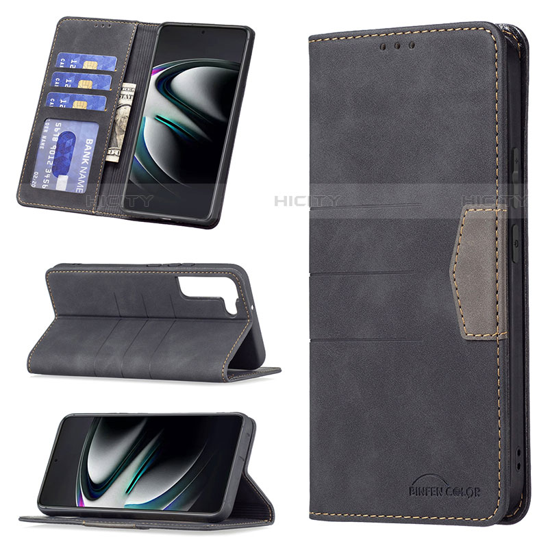 Funda de Cuero Cartera con Soporte Carcasa B07F para Samsung Galaxy S22 Plus 5G