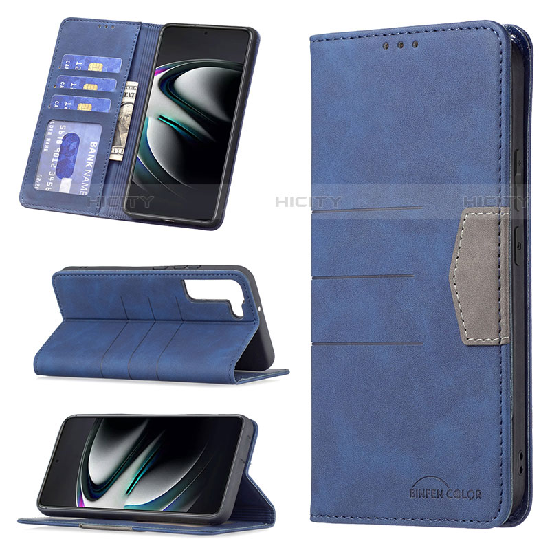 Funda de Cuero Cartera con Soporte Carcasa B07F para Samsung Galaxy S22 Plus 5G