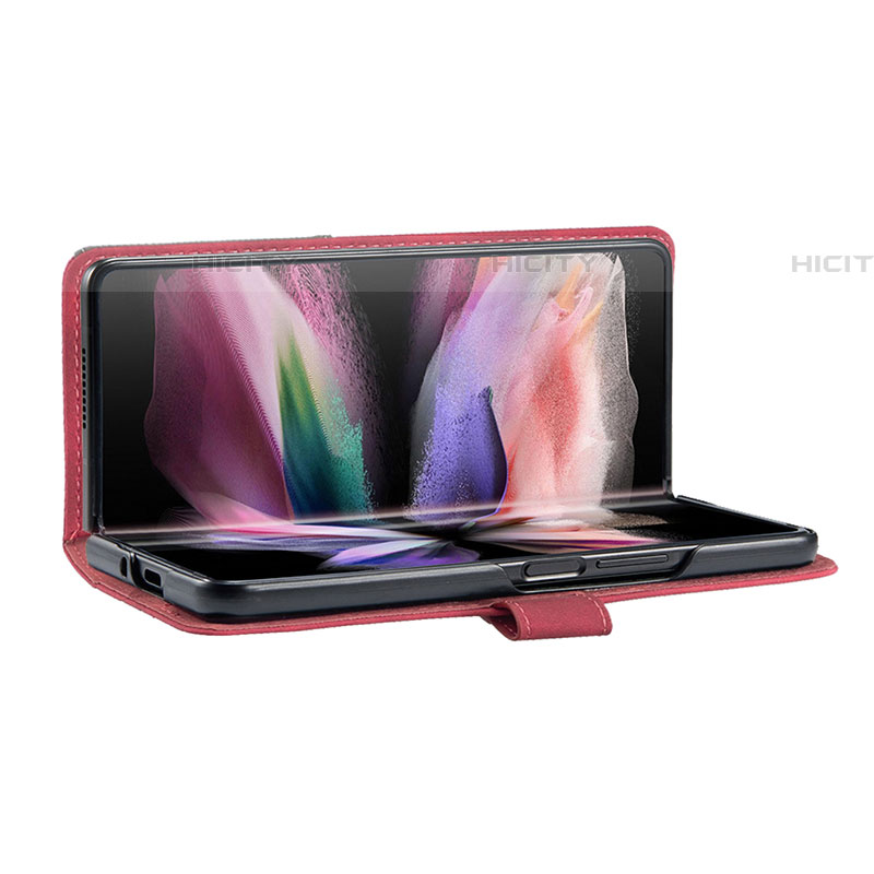 Funda de Cuero Cartera con Soporte Carcasa B07F para Samsung Galaxy Z Fold4 5G