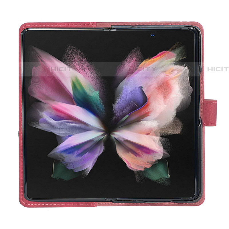 Funda de Cuero Cartera con Soporte Carcasa B07F para Samsung Galaxy Z Fold4 5G