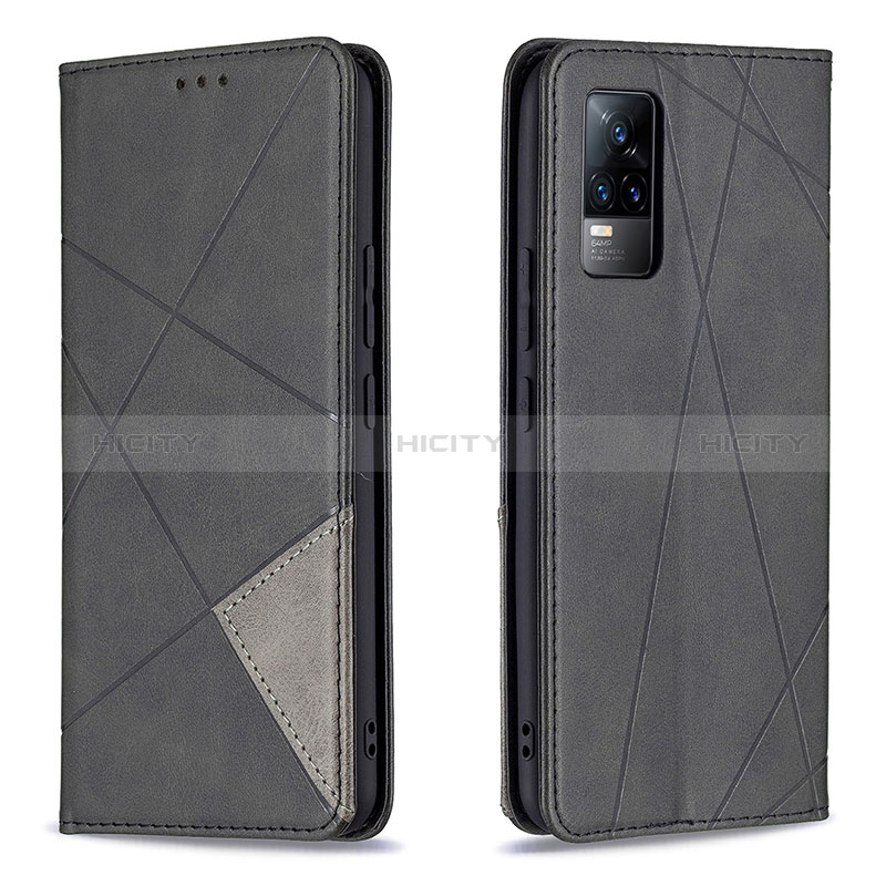 Funda de Cuero Cartera con Soporte Carcasa B07F para Vivo V21e 4G