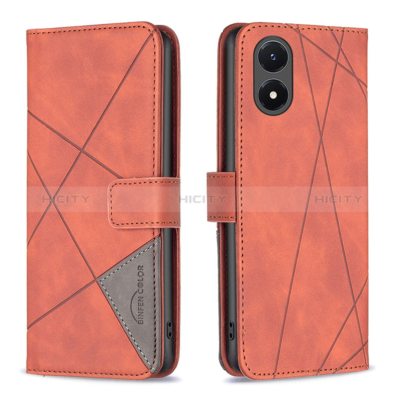 Funda de Cuero Cartera con Soporte Carcasa B07F para Vivo Y02S