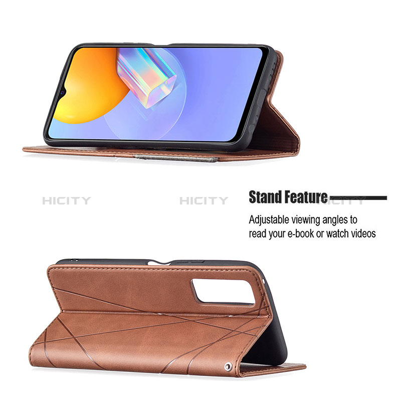 Funda de Cuero Cartera con Soporte Carcasa B07F para Vivo Y53s 4G