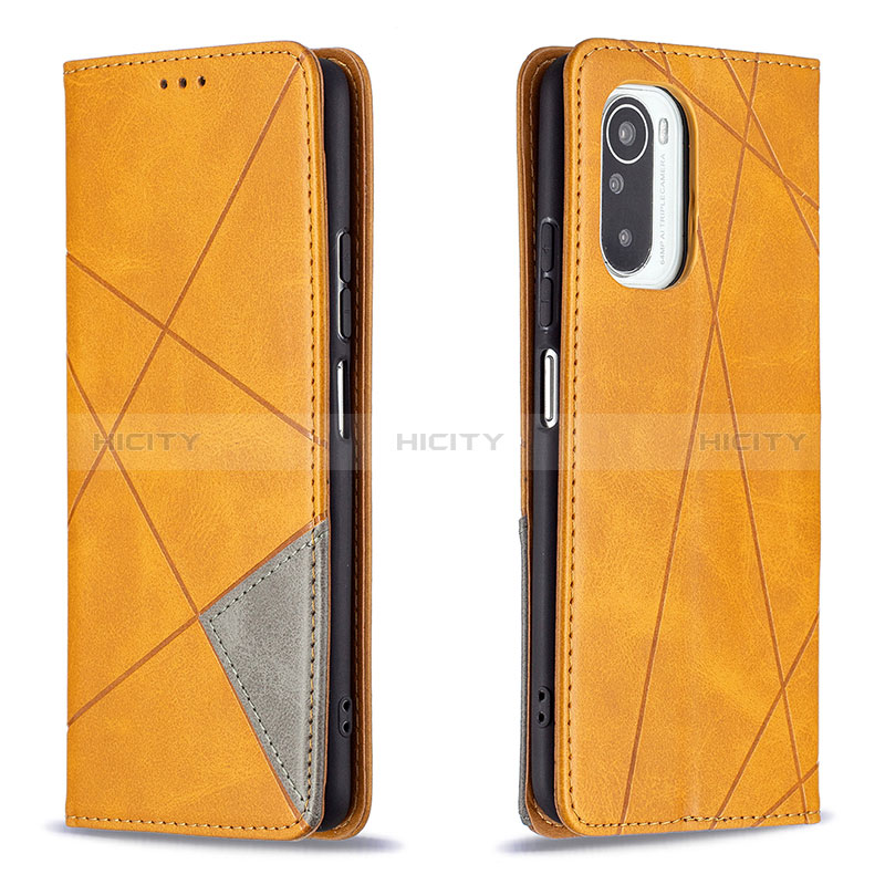 Funda de Cuero Cartera con Soporte Carcasa B07F para Xiaomi Mi 11i 5G Gris