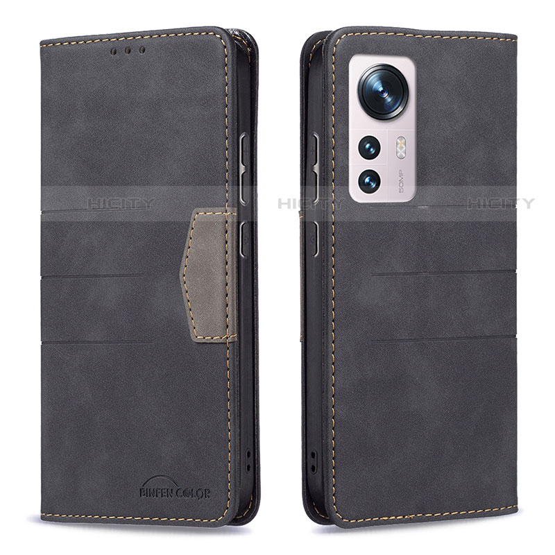 Funda de Cuero Cartera con Soporte Carcasa B07F para Xiaomi Mi 12X 5G