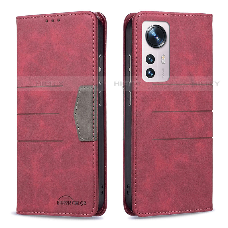 Funda de Cuero Cartera con Soporte Carcasa B07F para Xiaomi Mi 12X 5G