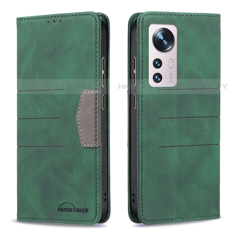 Funda de Cuero Cartera con Soporte Carcasa B07F para Xiaomi Mi 12X 5G