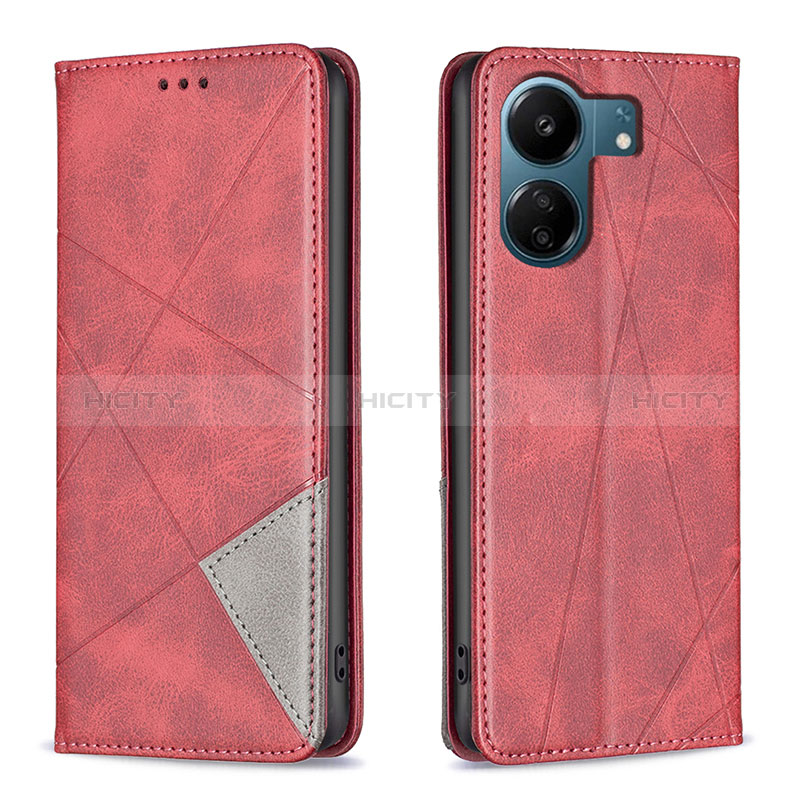 Funda de Cuero Cartera con Soporte Carcasa B07F para Xiaomi Poco C65