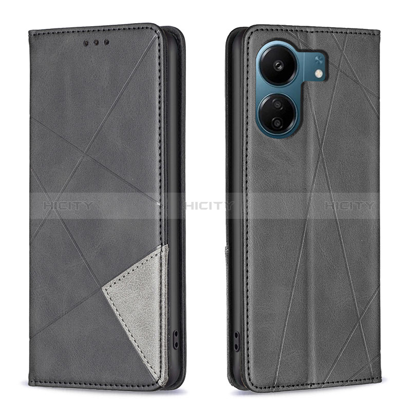 Funda de Cuero Cartera con Soporte Carcasa B07F para Xiaomi Poco C65