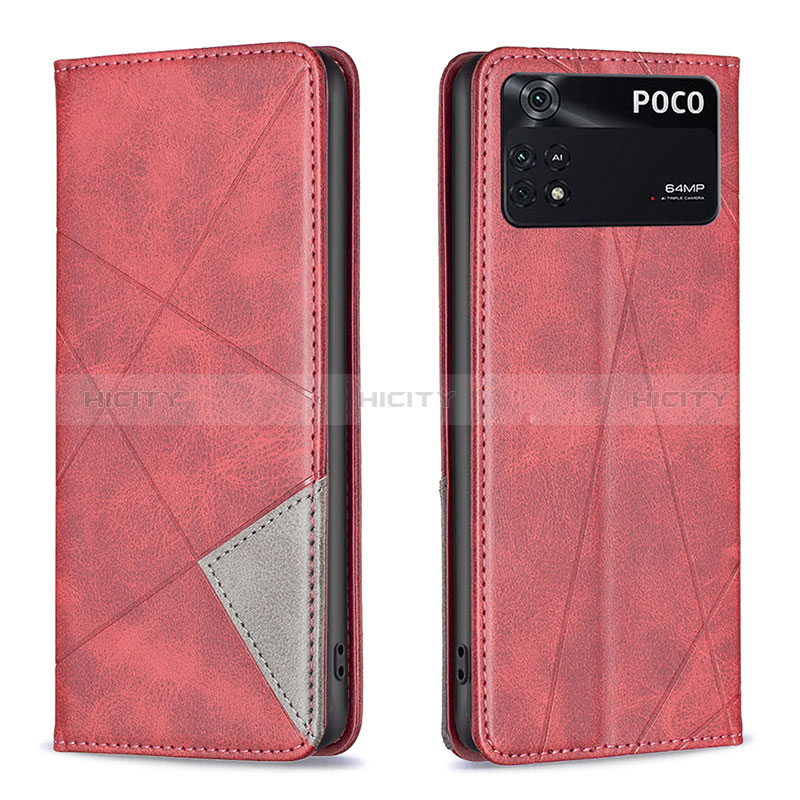 Funda de Cuero Cartera con Soporte Carcasa B07F para Xiaomi Poco M4 Pro 4G