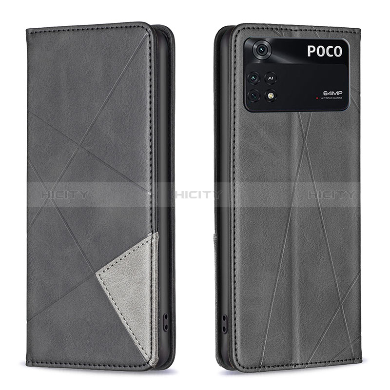 Funda de Cuero Cartera con Soporte Carcasa B07F para Xiaomi Poco M4 Pro 4G