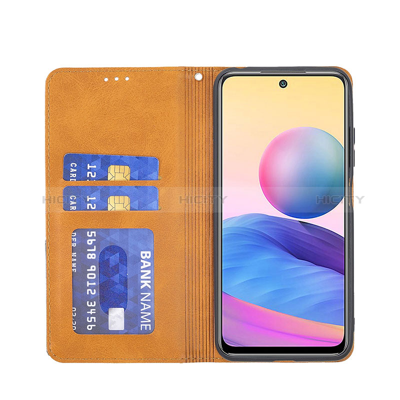 Funda de Cuero Cartera con Soporte Carcasa B07F para Xiaomi Redmi Note 10T 5G