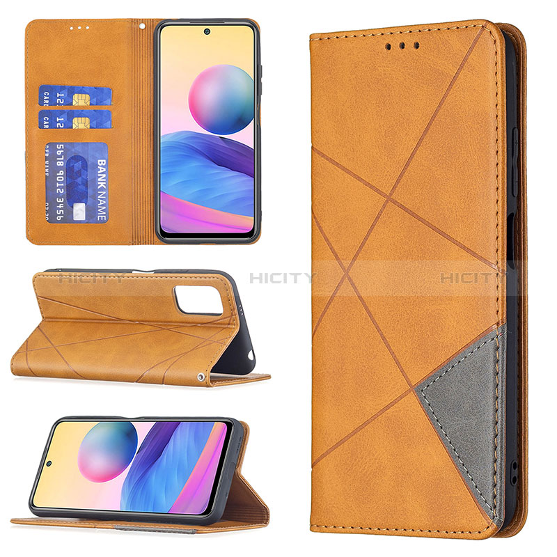 Funda de Cuero Cartera con Soporte Carcasa B07F para Xiaomi Redmi Note 10T 5G