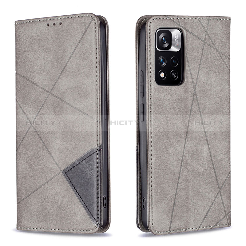 Funda de Cuero Cartera con Soporte Carcasa B07F para Xiaomi Redmi Note 11 Pro+ Plus 5G