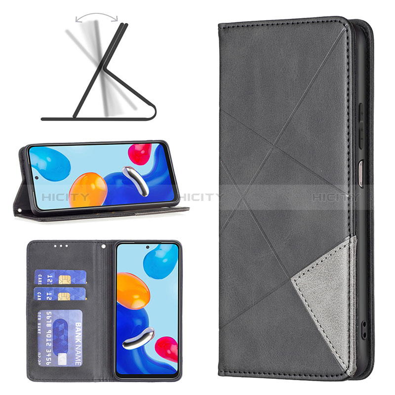 Funda de Cuero Cartera con Soporte Carcasa B07F para Xiaomi Redmi Note 11S 4G