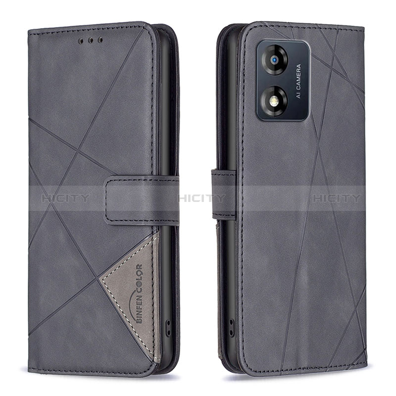 Funda de Cuero Cartera con Soporte Carcasa B08F para Motorola Moto E13