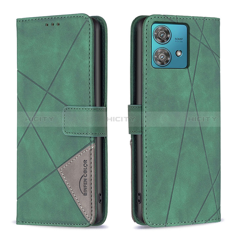 Funda de Cuero Cartera con Soporte Carcasa B08F para Motorola Moto Edge 40 Neo 5G