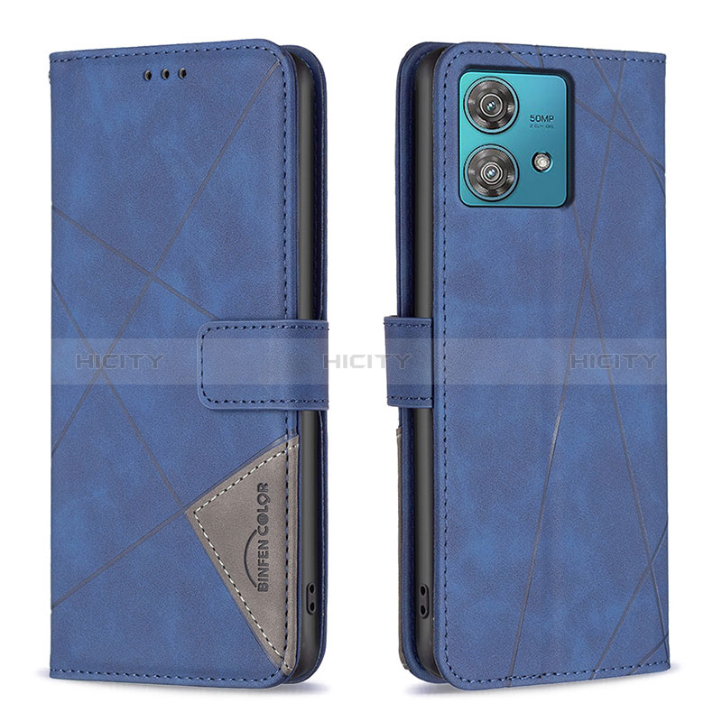 Funda de Cuero Cartera con Soporte Carcasa B08F para Motorola Moto Edge 40 Neo 5G