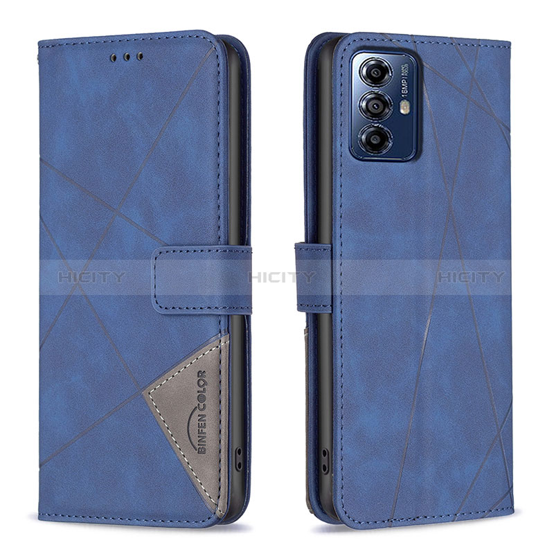 Funda de Cuero Cartera con Soporte Carcasa B08F para Motorola Moto G Play (2023)