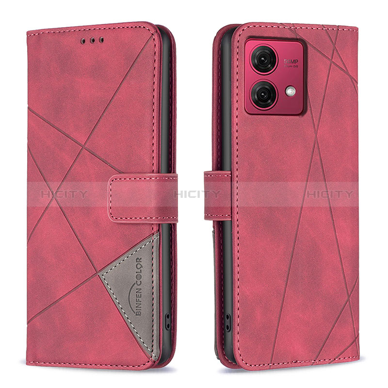 Funda de Cuero Cartera con Soporte Carcasa B08F para Motorola Moto G84 5G