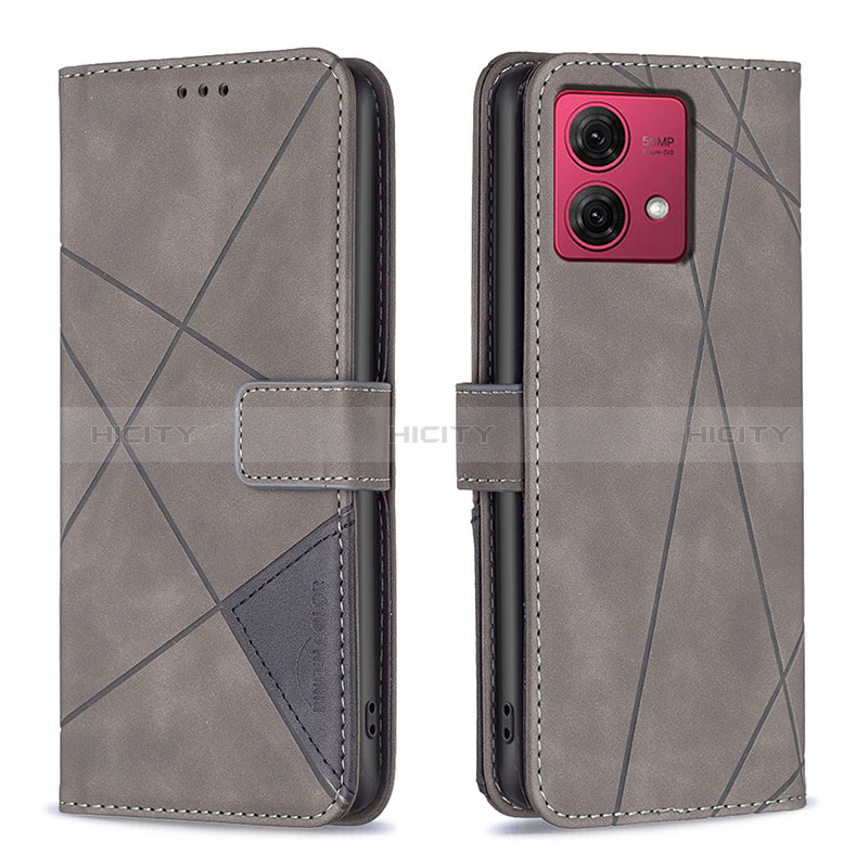 Funda de Cuero Cartera con Soporte Carcasa B08F para Motorola Moto G84 5G