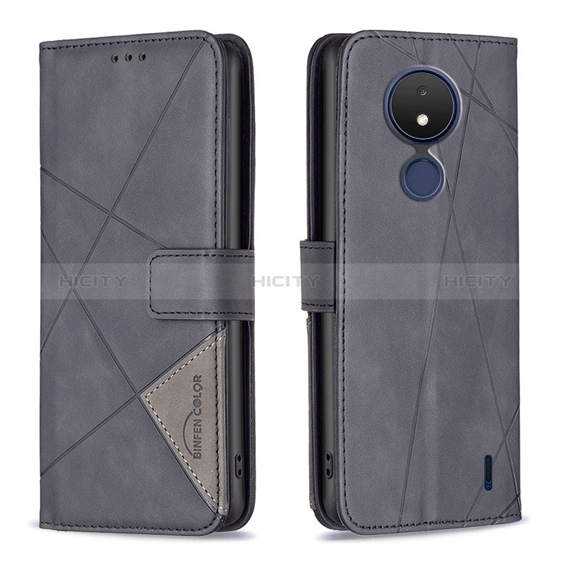 Funda de Cuero Cartera con Soporte Carcasa B08F para Nokia C21