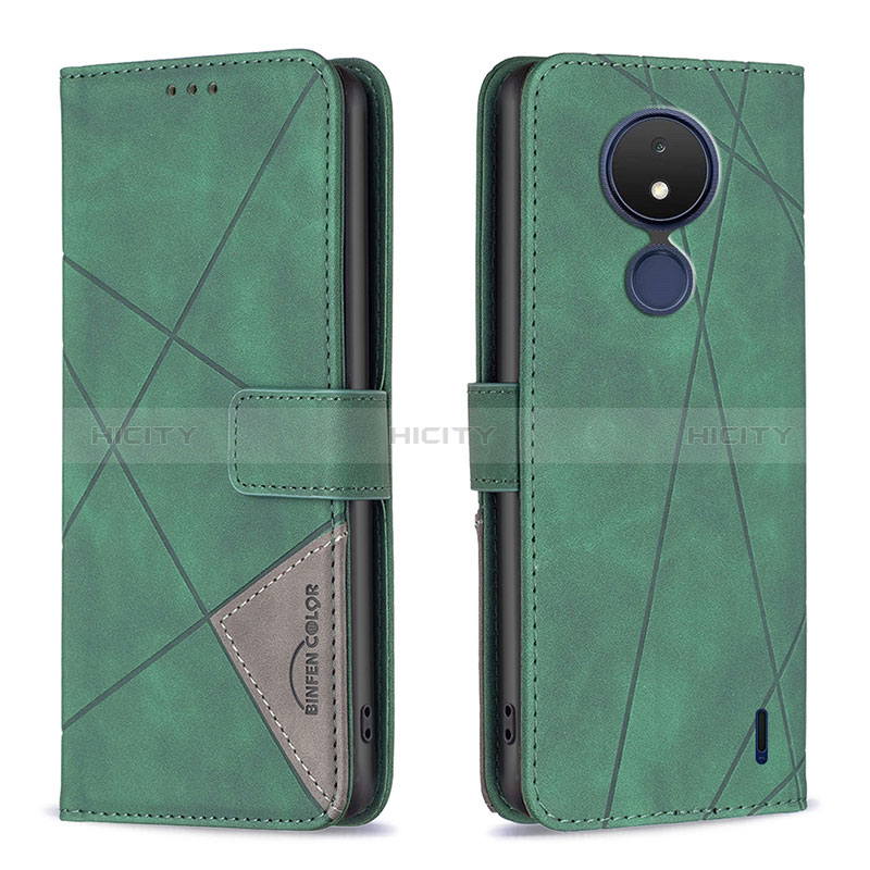 Funda de Cuero Cartera con Soporte Carcasa B08F para Nokia C21