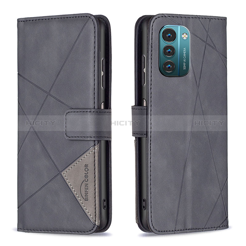 Funda de Cuero Cartera con Soporte Carcasa B08F para Nokia G21