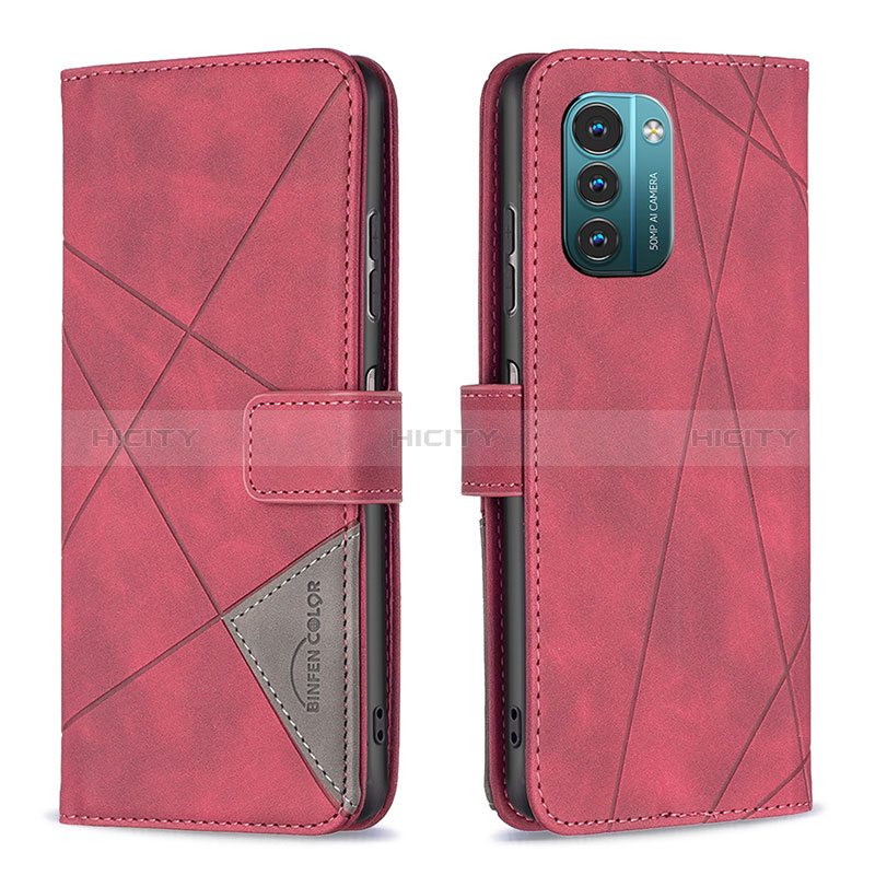 Funda de Cuero Cartera con Soporte Carcasa B08F para Nokia G21