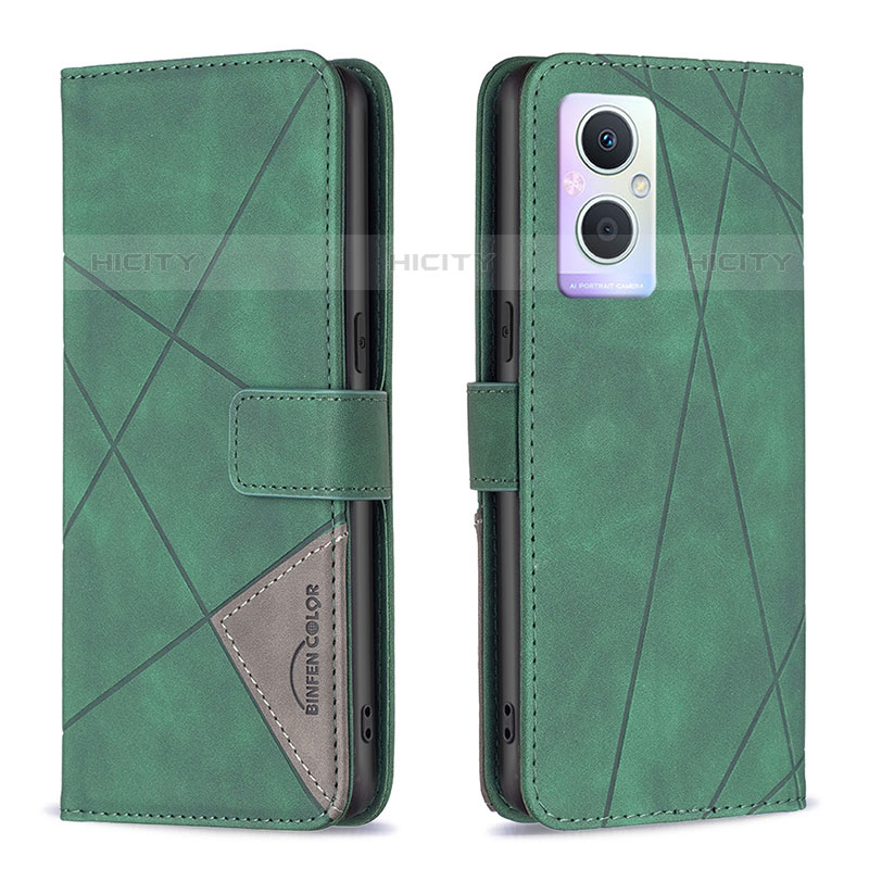 Funda de Cuero Cartera con Soporte Carcasa B08F para OnePlus Nord N20 5G