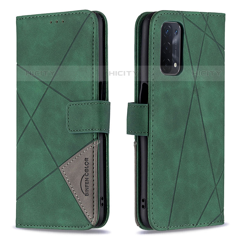 Funda de Cuero Cartera con Soporte Carcasa B08F para OnePlus Nord N200 5G