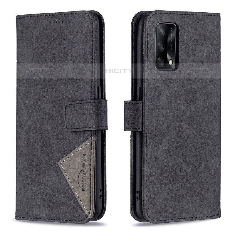 Funda de Cuero Cartera con Soporte Carcasa B08F para Oppo A74 4G