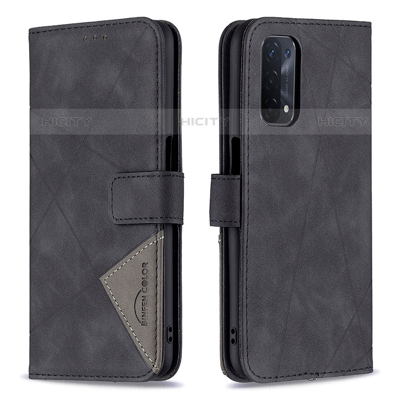 Funda de Cuero Cartera con Soporte Carcasa B08F para Oppo A93 5G