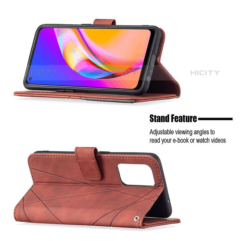 Funda de Cuero Cartera con Soporte Carcasa B08F para Oppo A95 5G