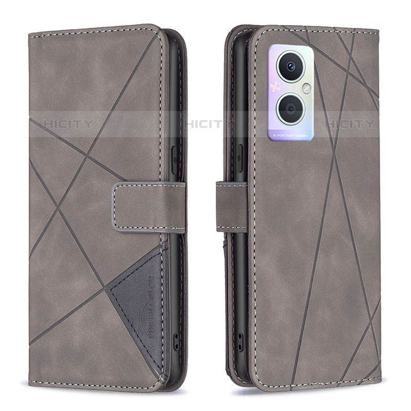 Funda de Cuero Cartera con Soporte Carcasa B08F para Oppo F21 Pro 5G