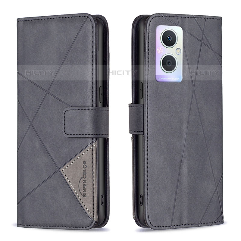 Funda de Cuero Cartera con Soporte Carcasa B08F para Oppo F21s Pro 5G