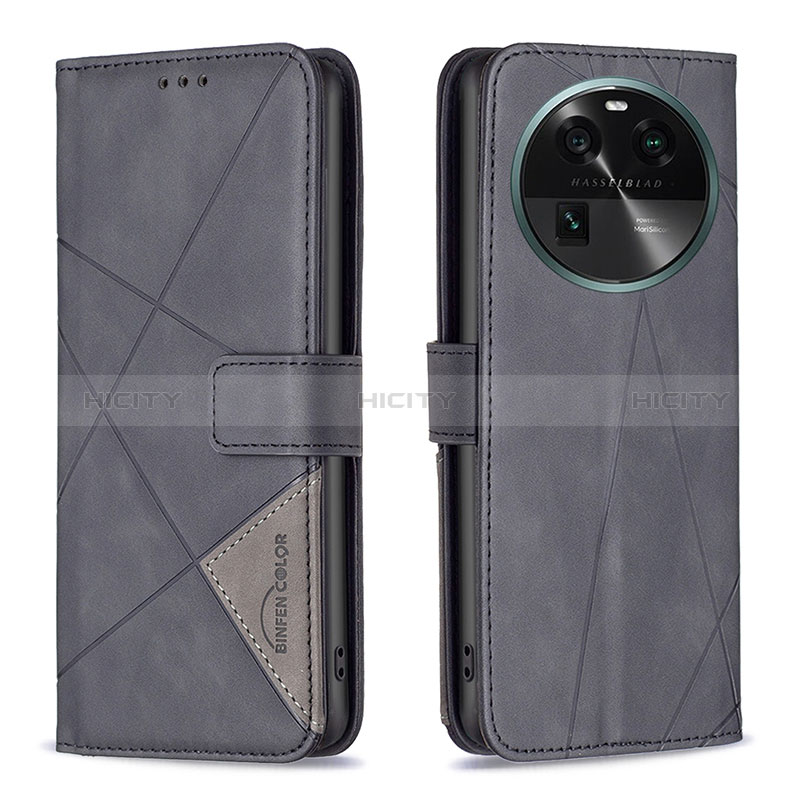 Funda de Cuero Cartera con Soporte Carcasa B08F para Oppo Find X6 Pro 5G